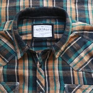 BKE Vintage 2XL, 1967, Pearl Snap, Brushed Plaid, Athletic Fit